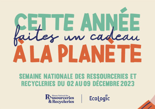 bandeau semaine nationale des ressourceries 2023