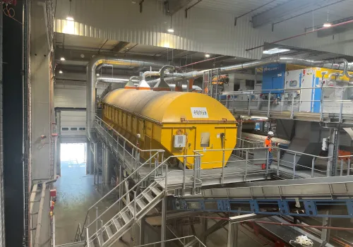 SYMEVAD - centre de tri - intérieur batiment machine