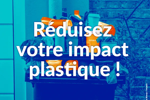 slogo du no plastic challenge : réduisez votre impact plastique !