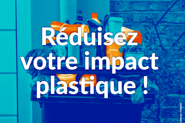 slogo du no plastic challenge : réduisez votre impact plastique !