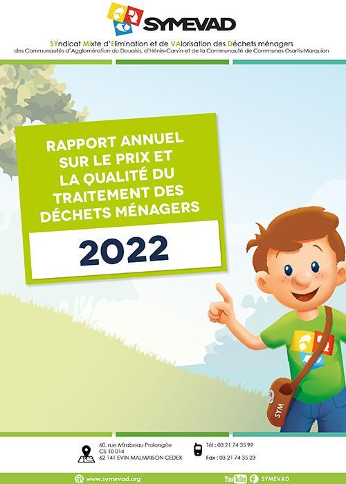 couverture du rapport annuel 2022 du SYMEVAD