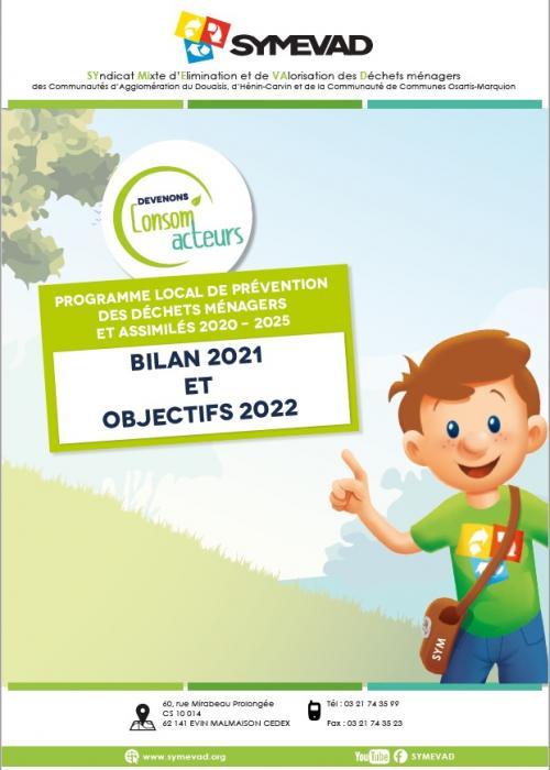 couverture du PLPDMA bilan 2021 - objectifs 2022