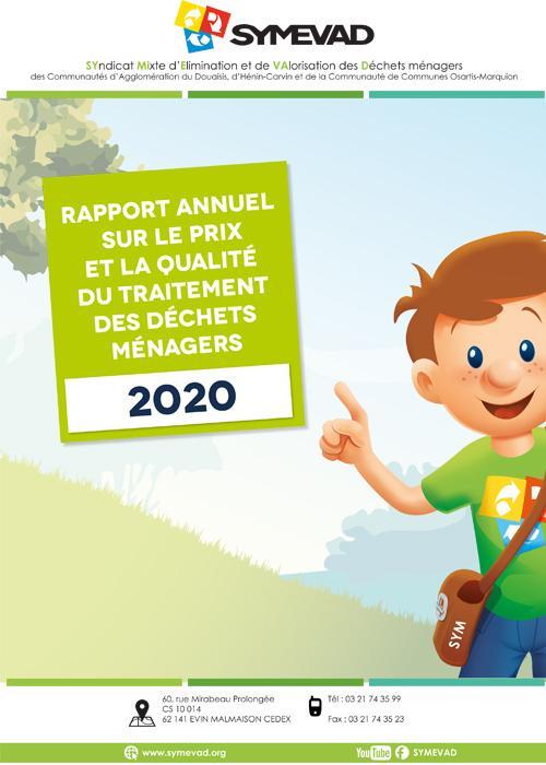 couverture du rapport annuel 2020 du symevad